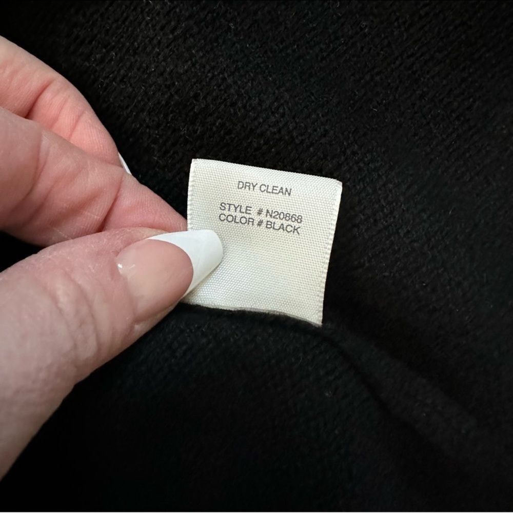 Naked Cashmere Black Belted Open Front Long Sleeve Cardigan N20868 Size Large - Picture 14 of 14